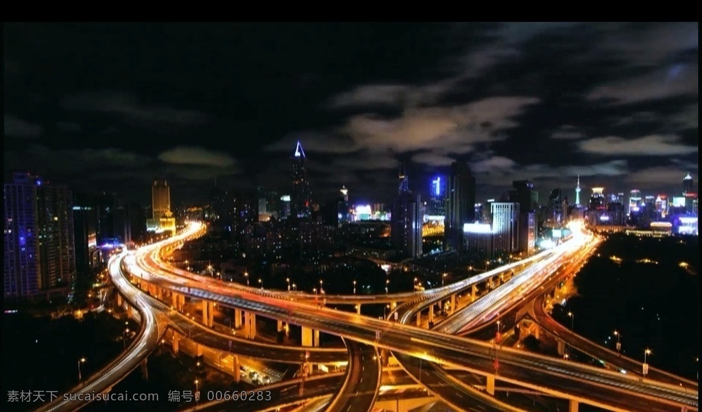 城市 夜景 交通车 流 人流 视频 城市交通素材 城市车流素材 立交桥素材 城市灯光素材 城市夜景素材 多媒体 实拍视频 城市风光 mp4