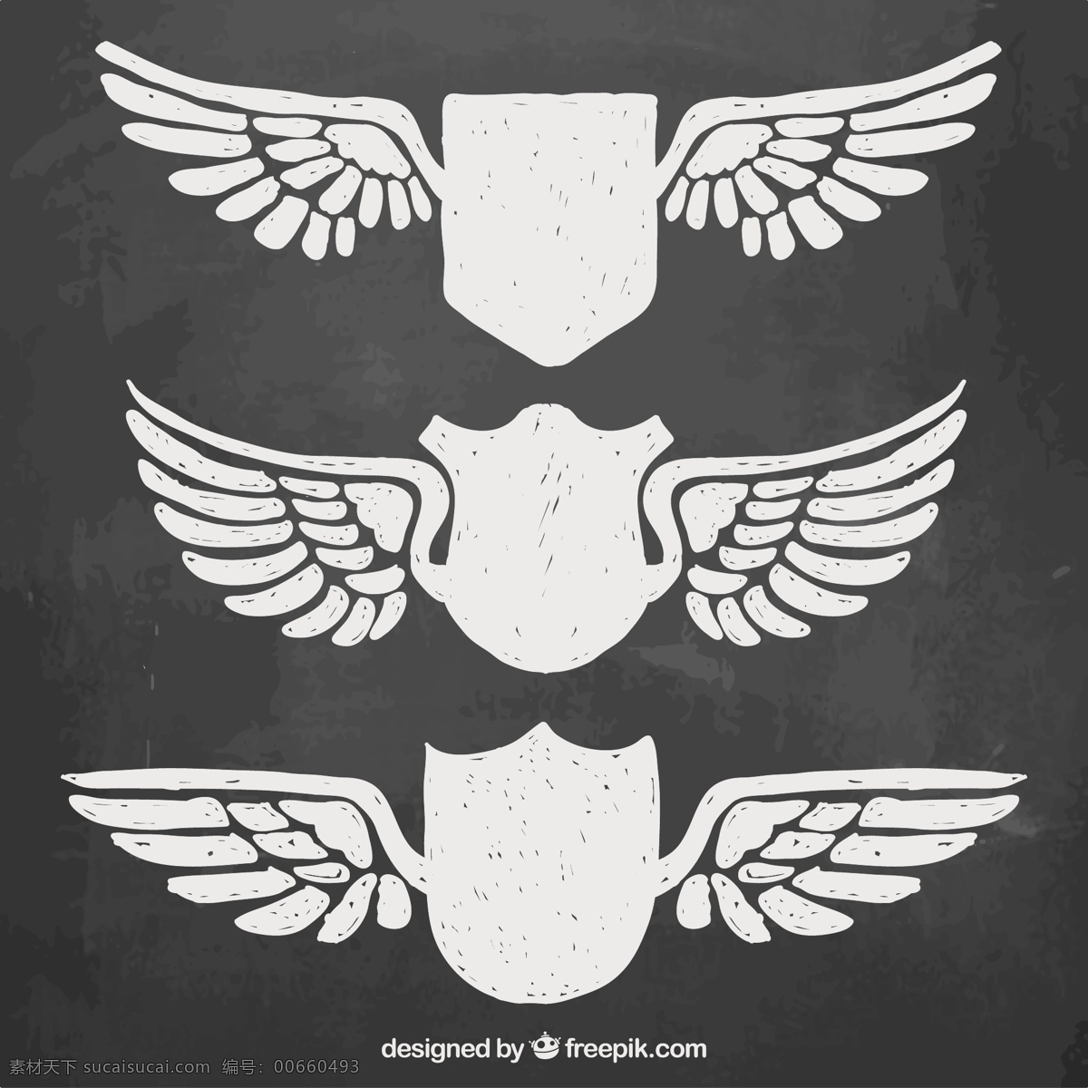 盾的翅膀 复古 盾牌 徽章 翅膀 安全标志 徽章标志 复古的徽章 复古复古 保护 安全 盾牌徽章 黑色
