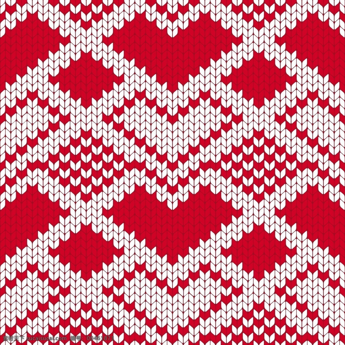 大红 爱心 圣诞节 填充 背景 矢量 冬季 红色 节日 平面素材 设计素材 矢量素材 下雪 心形 雪白