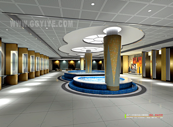 高级 浴池 模型 3d模型 豪华 室内设计 高级浴池 水池模型 3d模型素材 室内装饰模型