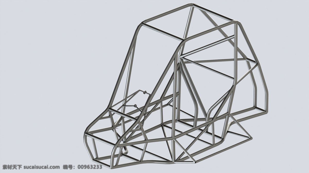 巴哈 普度 sae 笼 架 框架 松鼠 solidworks autocad catia 发明家 普渡大学 3d模型素材 其他3d模型