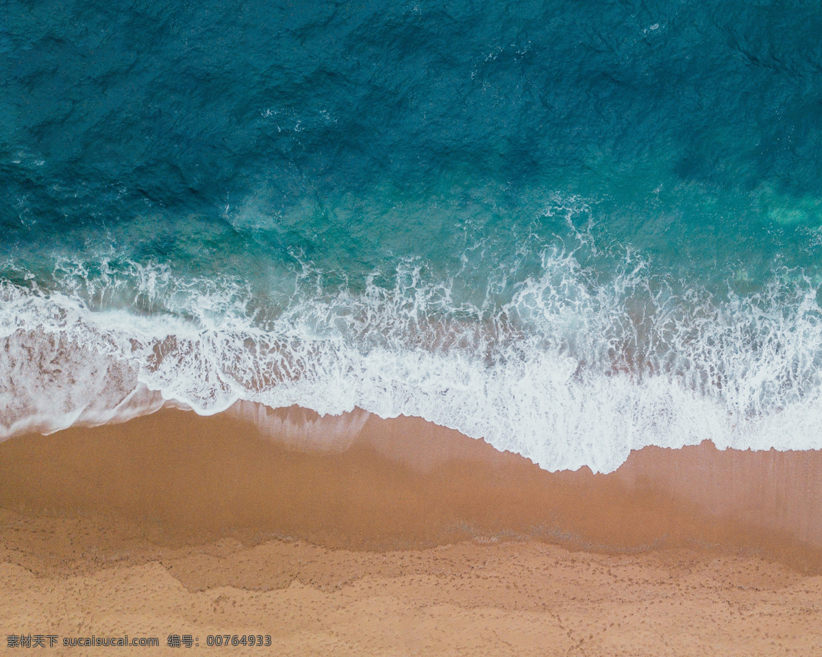 大海 海浪 沙滩 海边 蓝色 白色 棕色 休闲 高清 大图 自然景观 自然风景