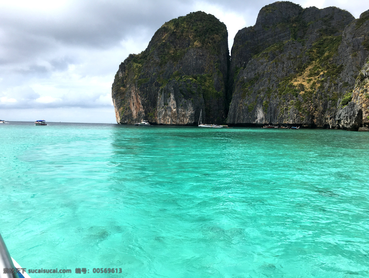 海边风景 大海 天空 海水 山 泰国 海边 风景 白云 旅游摄影 国外旅游