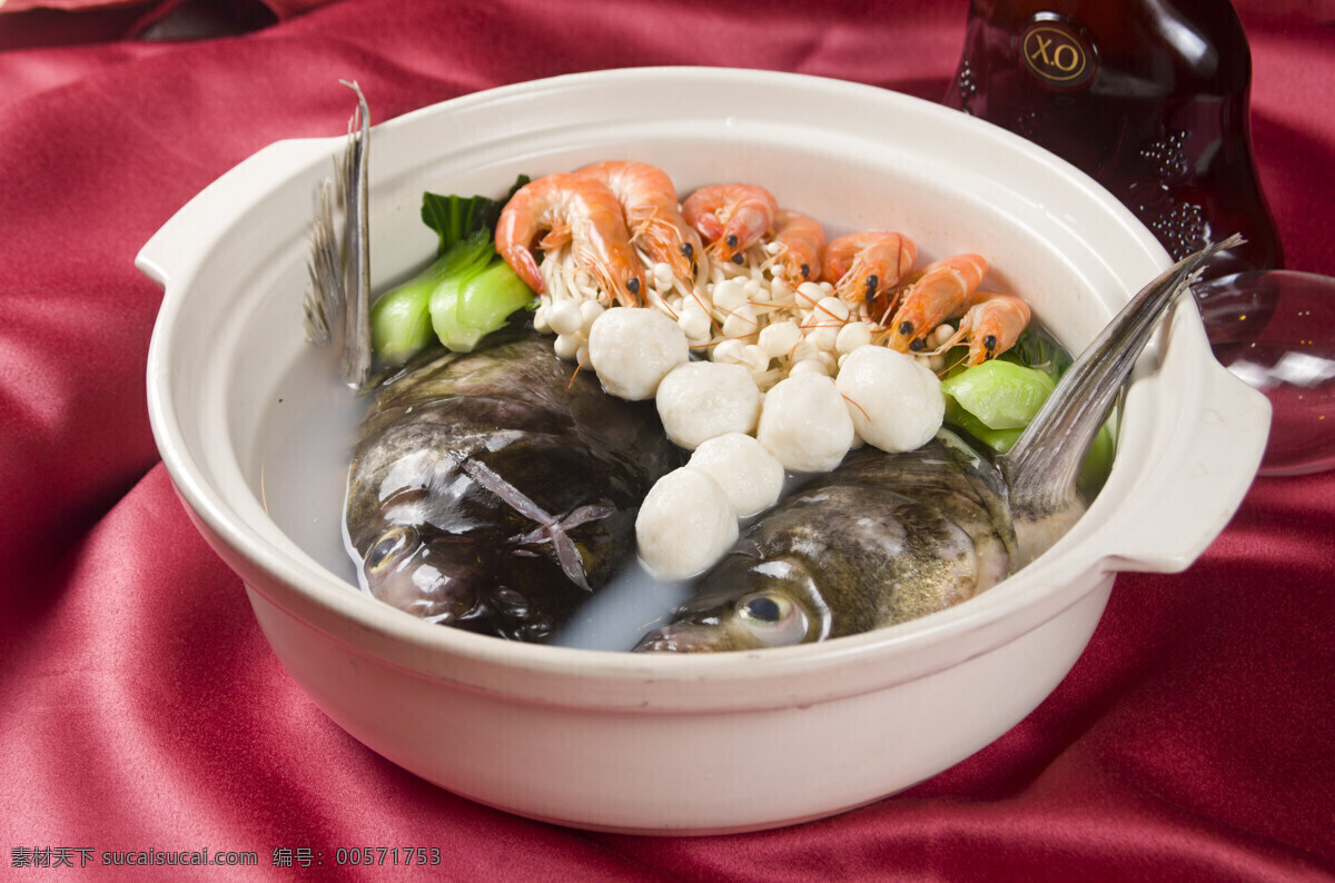 至尊鱼头皇 鱼头 龙虾 丸子 传统美食 餐饮美食