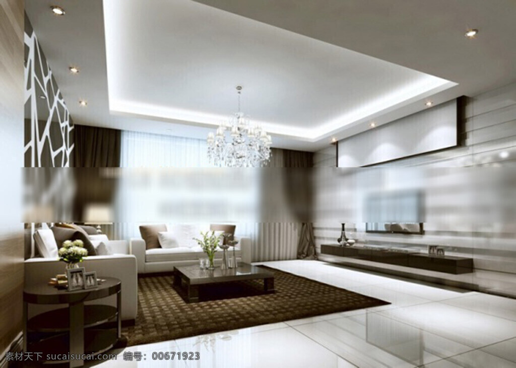 客厅 3d 模型 3d模型下载 3dmax 现代风格模型 家具模型 家居家装 欧式风格 复古 古典