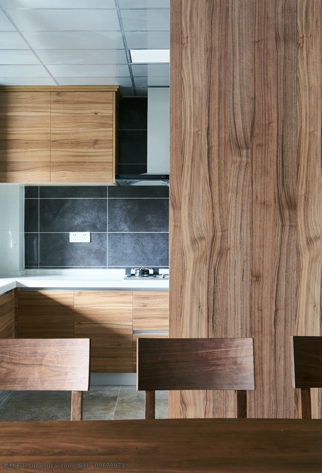 现代 质感 客厅 木制 壁柜 室内装修 效果图 厨房装修 客厅装修 木制餐桌