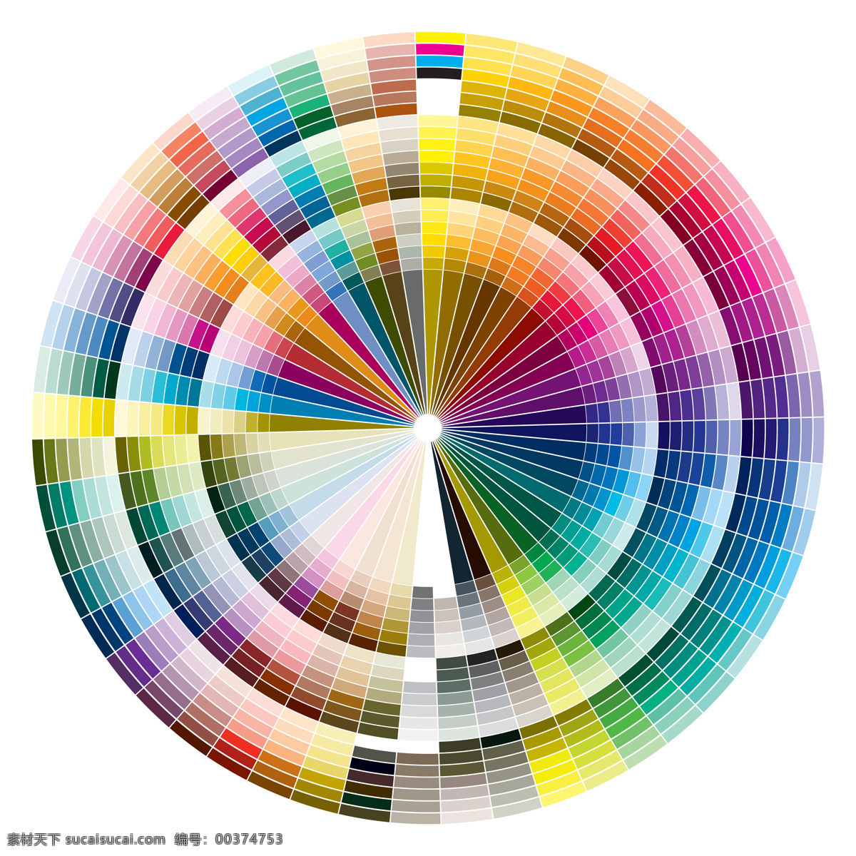 色彩 模式 颜料 圆形 颜色 色块 其他类别 生活百科 白色