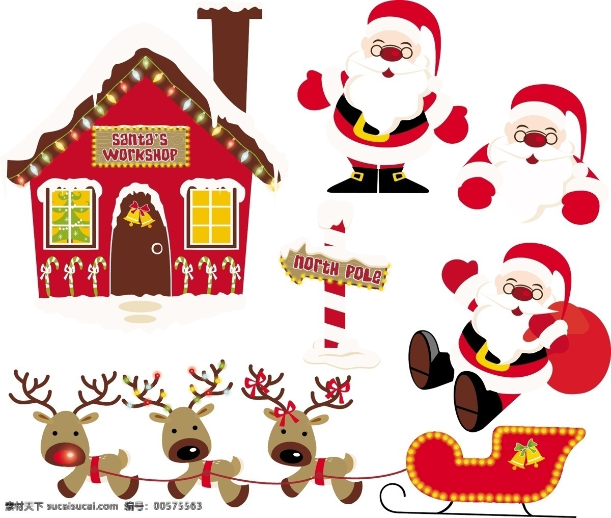 圣 塔克 劳斯 驯鹿 圣诞节 房子 冬天快乐 圣诞老人 克劳斯 圣诞庆典 庆祝的季节 北极 圣诞的钟声 钟声 雪橇 北 x mas 白色