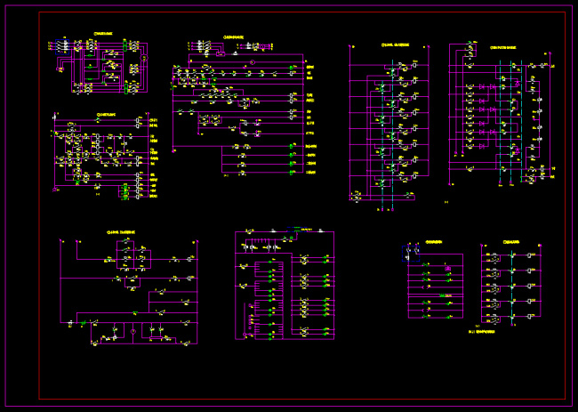 电梯 电气 控制 电路图 cad 图纸 设计图 施工图 源文件 cad素材 建筑图纸