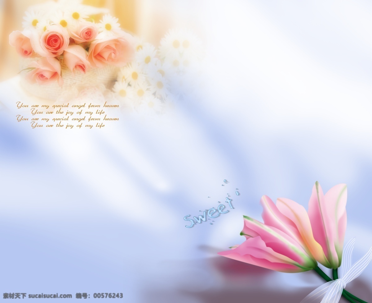 馨香 字母 sweet 百合 玫瑰 背景 玫瑰花 百合花 移门 白色背景 移门大全 背景底纹 底纹边框