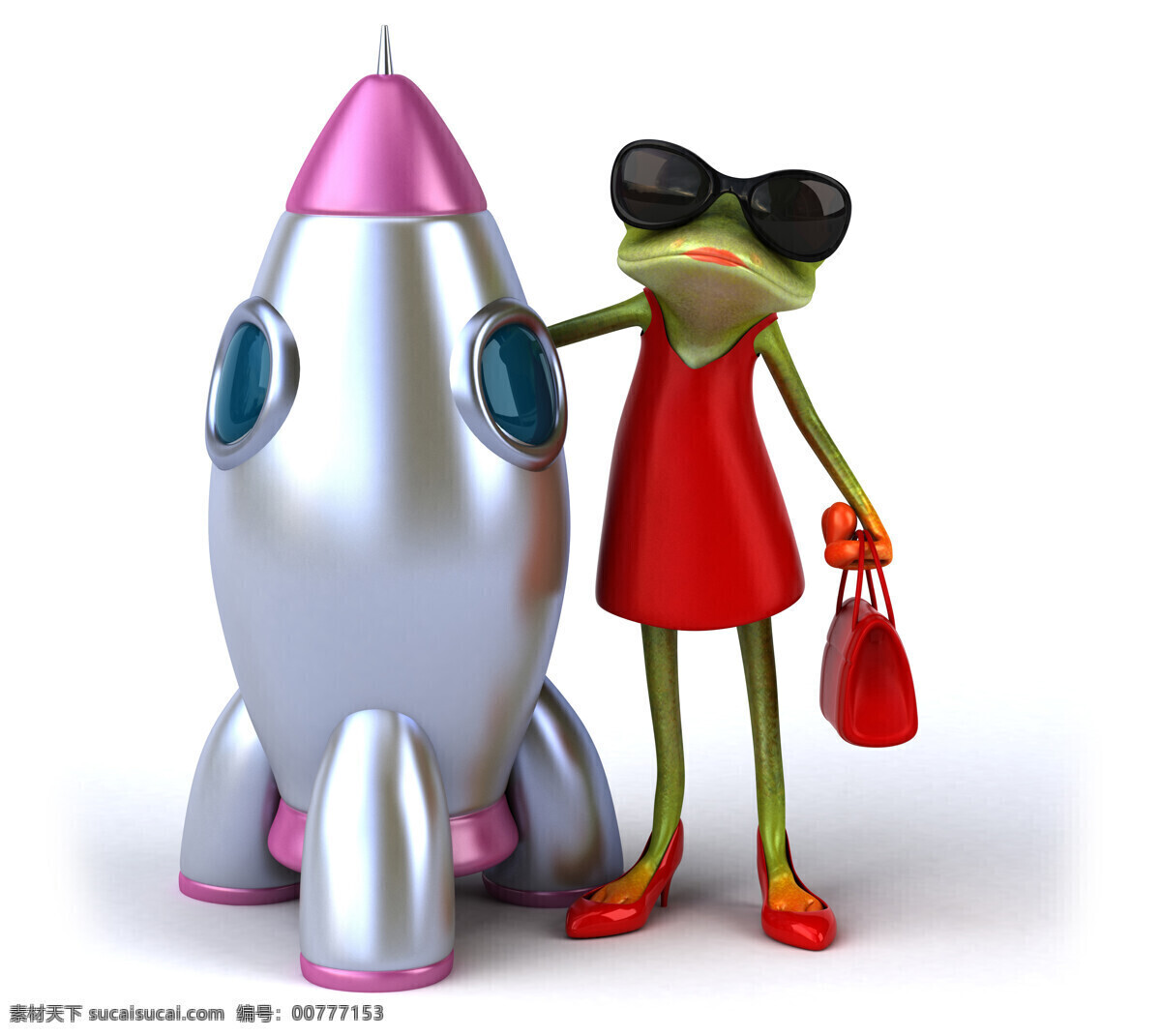 飞船 卡通 青蛙 卡通青蛙 时尚青蛙 动物 卡通动物 漫画插画 火箭 水中生物 生物世界