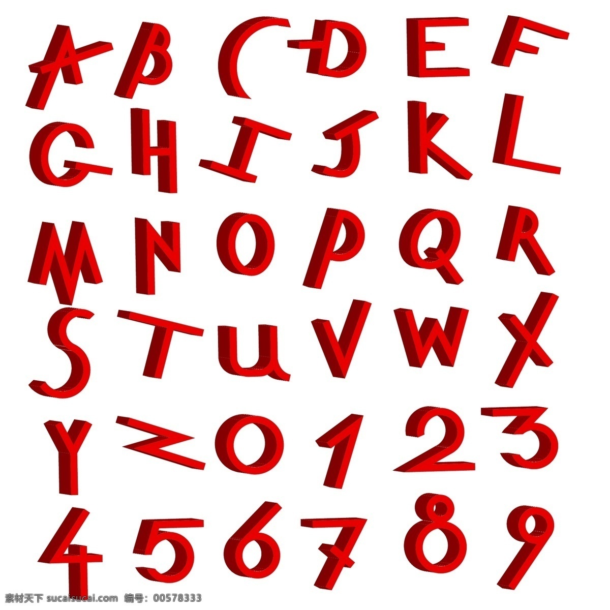 数字 字母 立体 字 数字设计 立体字 创意字体设计 英文艺术字 字母艺术字 书画文字 文化艺术 矢量素材 白色