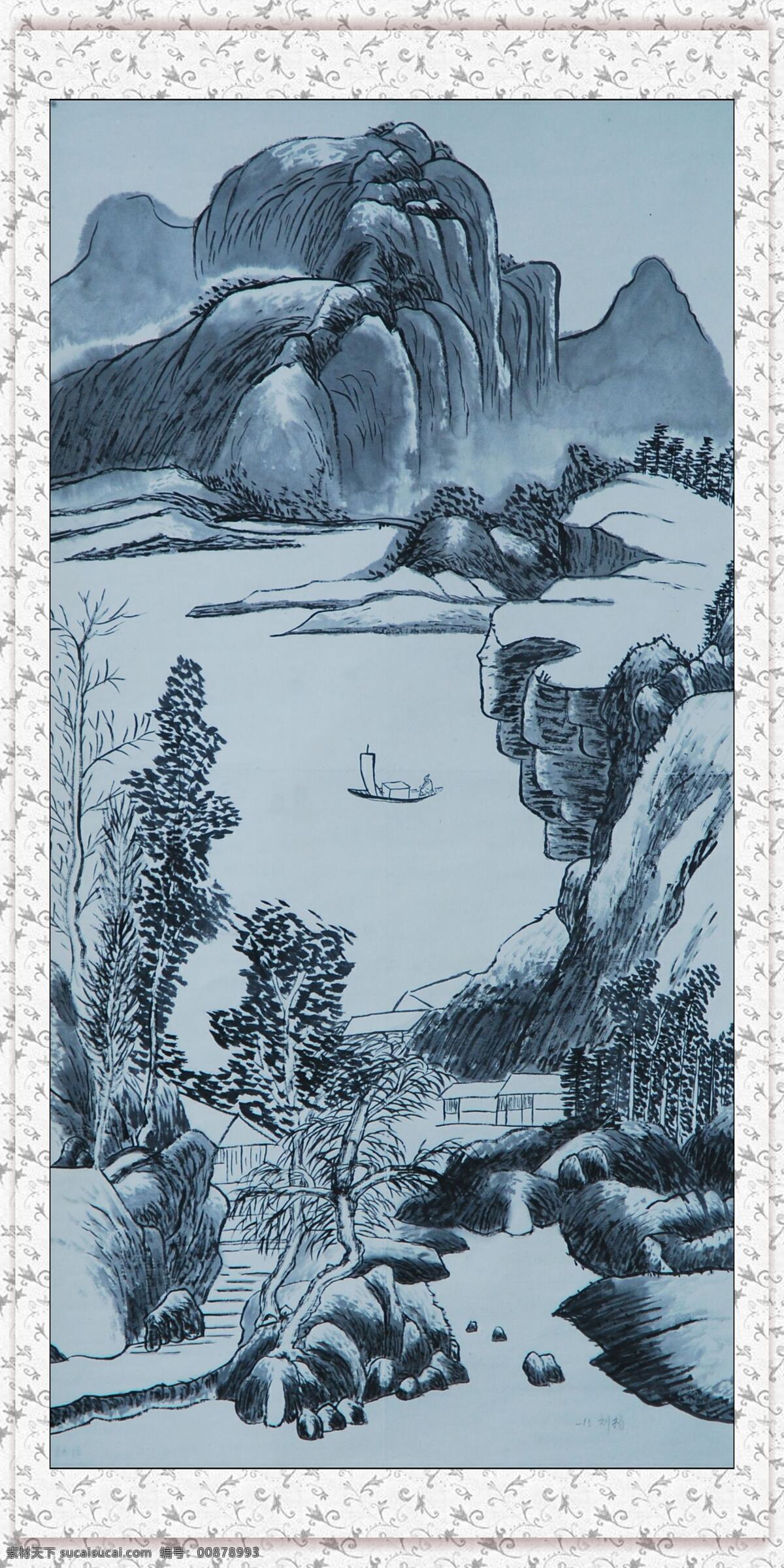 彩墨山水画 房子 风景画 国画 国画山水 河流 绘画 绘画书法 山水画 设计素材 模板下载 中国画 山水国画 写意画 书法 大师作品 写意 写意国画 国画写意 墨迹 水墨画 树木 植物 山峰 山 云雾 奇峰 溪水 小船 小舟 小河 木屋 文化艺术 装饰素材 山水风景画