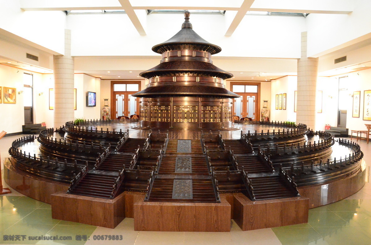 紫檀故宫 故宫 紫檀 红木 宫殿 雕刻 仿古 文化艺术 传统文化
