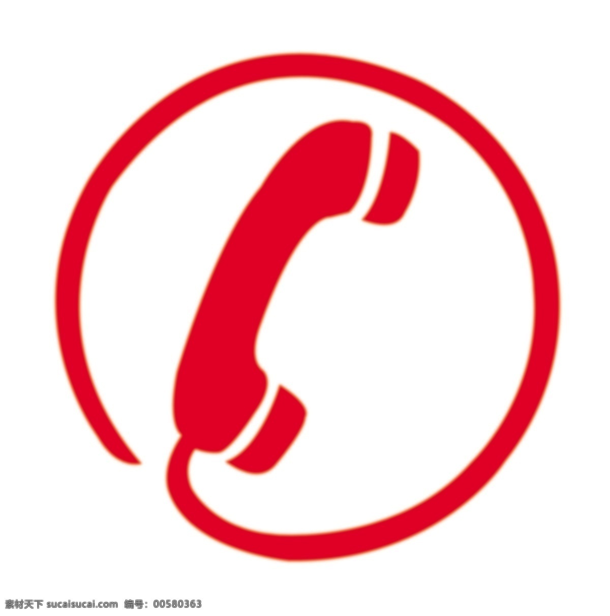 电话 红色 图标 电话线 圆圈 分层 源文件