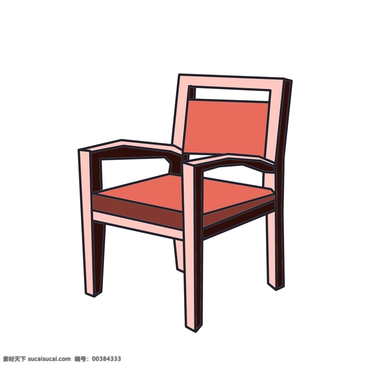粉色 椅子 装饰 插画 粉色的椅子 漂亮的椅子 创意椅子 立体椅子 精美椅子 卡通椅子 木质椅子