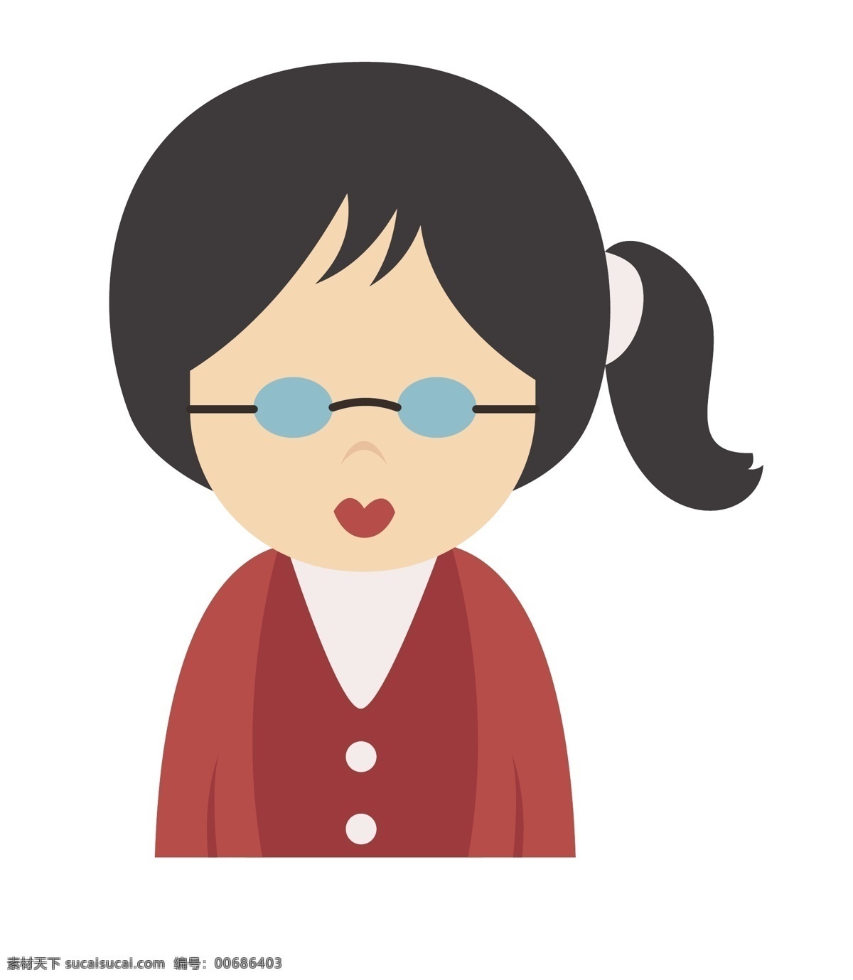矢量 高层 女强人 卡通 人物 图标 工作 人员 行业 扁平 创意 企业 卡通企业人物 办公人室 企业人物