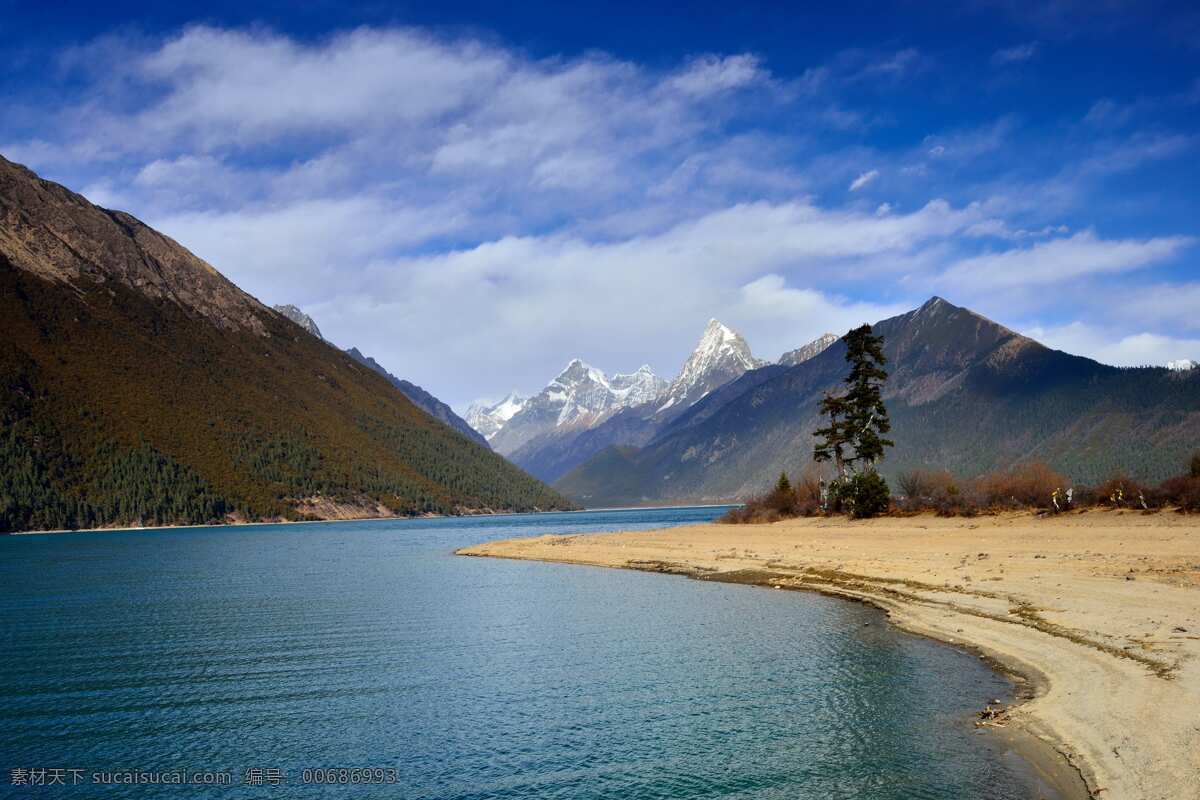 西藏 巴松 措 风景