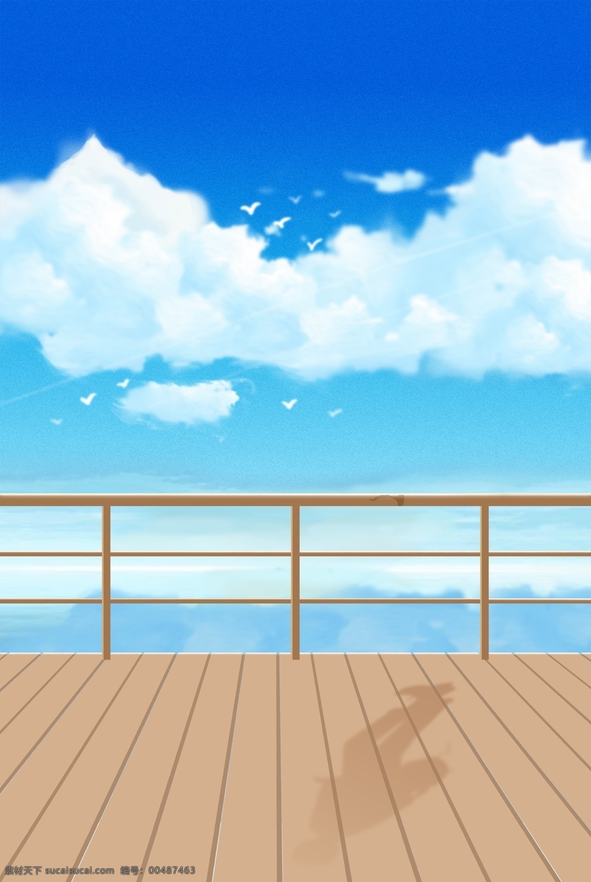 蓝色天空 背景 蓝天白云 蔚蓝天空 春天背景 简约 通用背景 海报背景