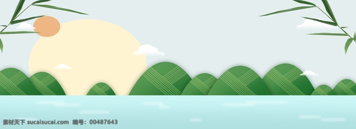 唯美 手绘 山水风景 插画 背景 手绘山水风景 色彩背景 特邀背景 通用背景 广告背景 banner