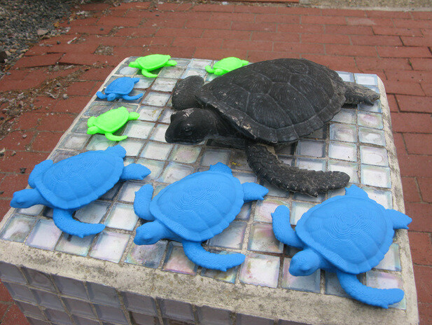 花园 乌龟 玩具 花园的乌龟 乌龟家族 3d打印模型 游戏玩具模型