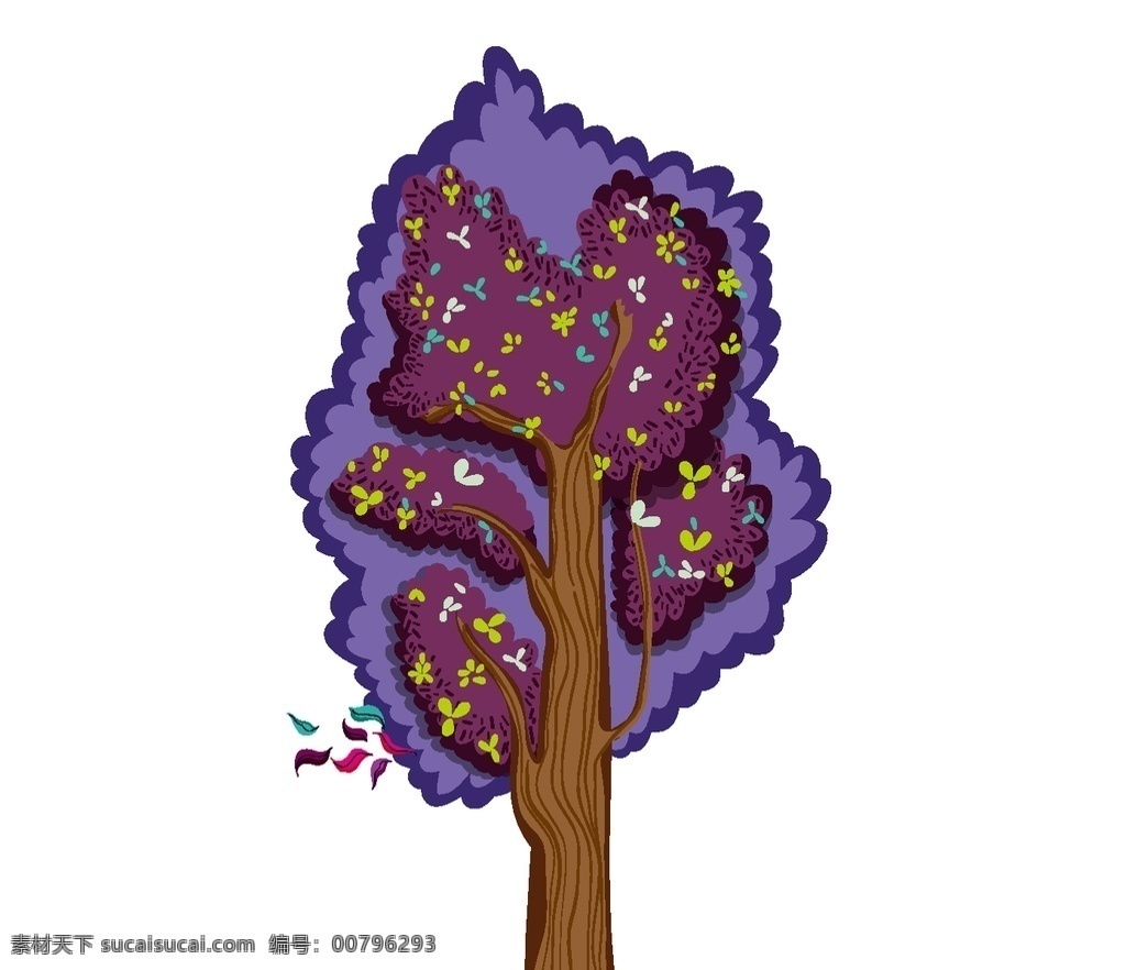 手绘树 手绘卡通树 手绘 卡通 矢量 树 树叶 树林 绿树 自然风景 风景 树木 景观 树苗 风景树 松树 大树 小树 绿色树木 装饰画 抽象树木 元素