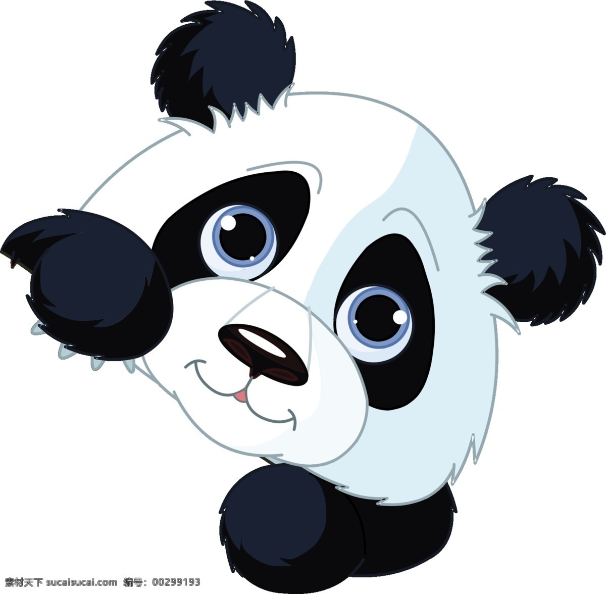 卡通熊猫素材 卡通素材 熊猫素材 熊猫下载 熊猫素材下载 分层 人物