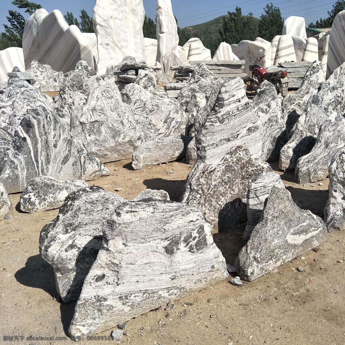 造景 石 照片 景观石 绿化 园林 石景素材 泰山石 雪浪石 日式园林 新中式 切片石 石材 建筑园林 雕塑