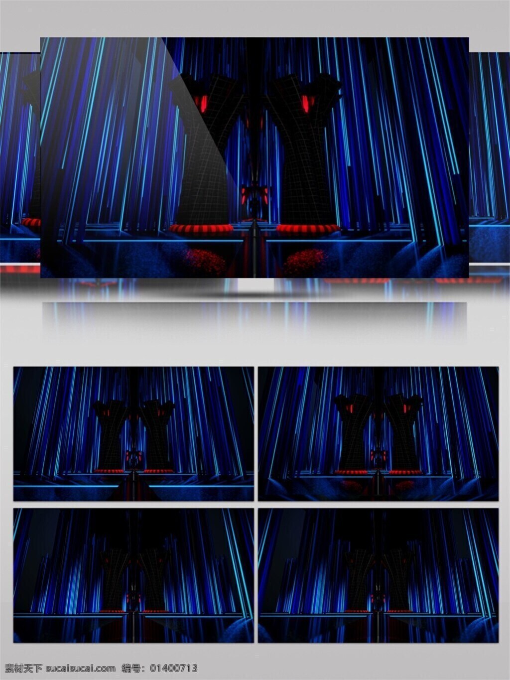 蓝色 瀑布 灯光 视频 3d视频素材 酒吧舞台 特效视频素材 晚会舞台背景 舞台灯光 艺术