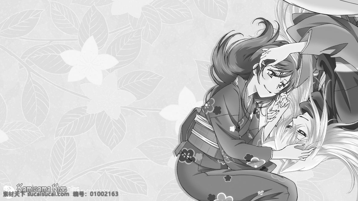 缘结神 动漫 巴卫 和服 白色