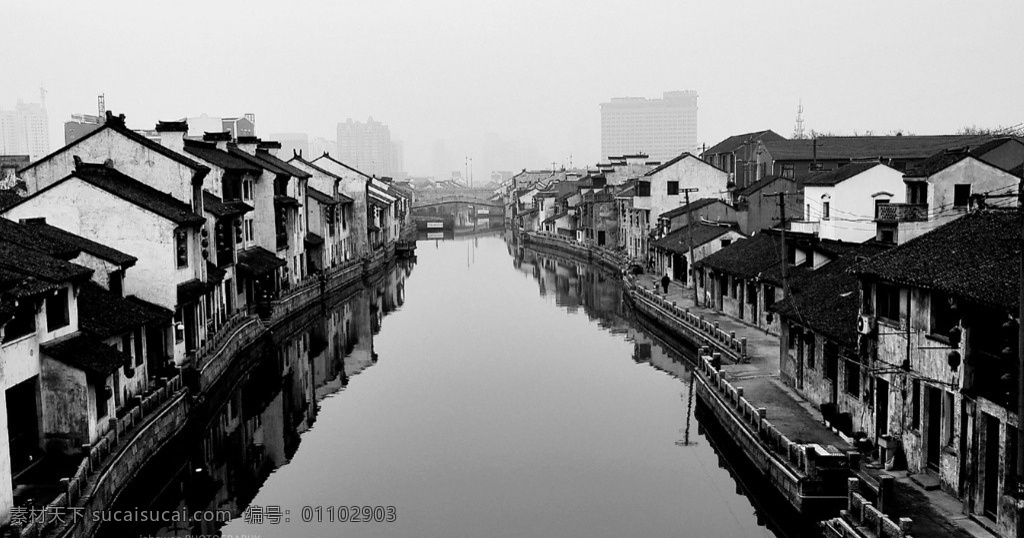 中国古建筑 古建筑 古镇 河流 江南 风光 旅游 小桥流水 摄影照片 旅游摄影 国内旅游
