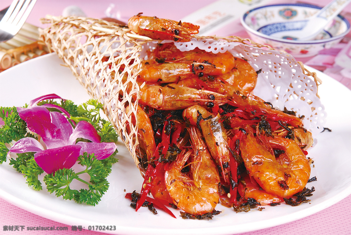 茶香虾图片 茶香虾 美食 传统美食 餐饮美食 高清菜谱用图