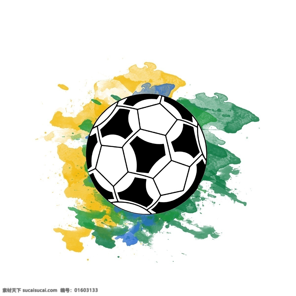 水彩 足球 黄绿 蓝 炫 酷 炫酷 体育运动 足球比赛 黄绿蓝 体育比赛 炫彩的世界杯 炫彩足球 炫酷世界杯 世界杯设计