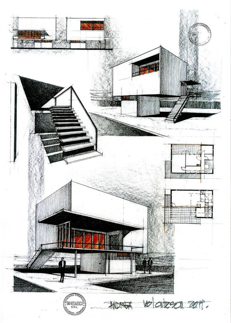 建筑 手绘 建筑手绘 手绘效果图 大师手绘 插画集