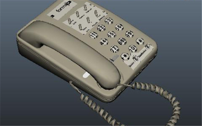 电话机 游戏 模型 模块 话机游戏装饰 座机网游素材 3d模型素材 游戏cg模型
