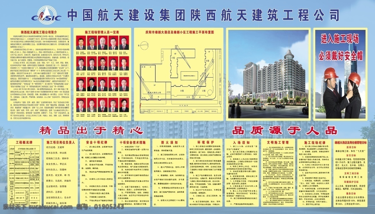 施工 现场 十 二 牌 三 图 工程概况 项目部人员 施工平面图 效果图 正确 佩戴 安全帽 消防保卫牌 企业宗旨 分层 源文件