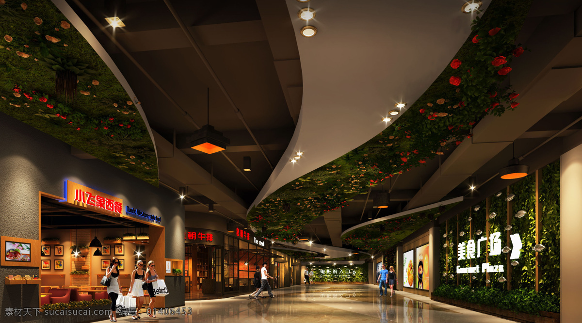购物中心 装修 效果图 室内外 购物中心设计 室内设计 创意设计 商业空间设计 特色设计 环境设计 建筑设计