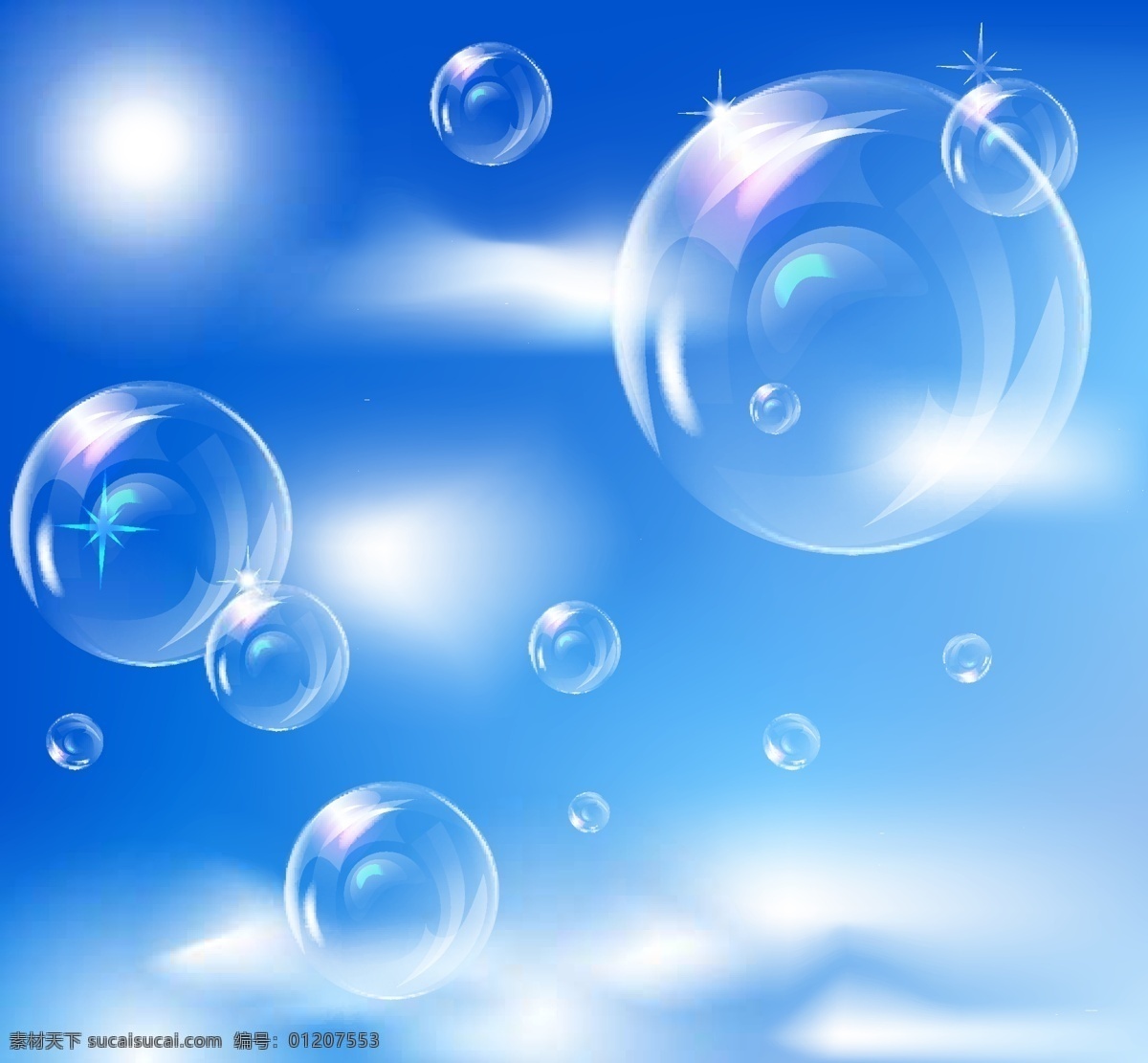 透明 气泡 背景 矢量 矢量素材 设计素材 背景素材
