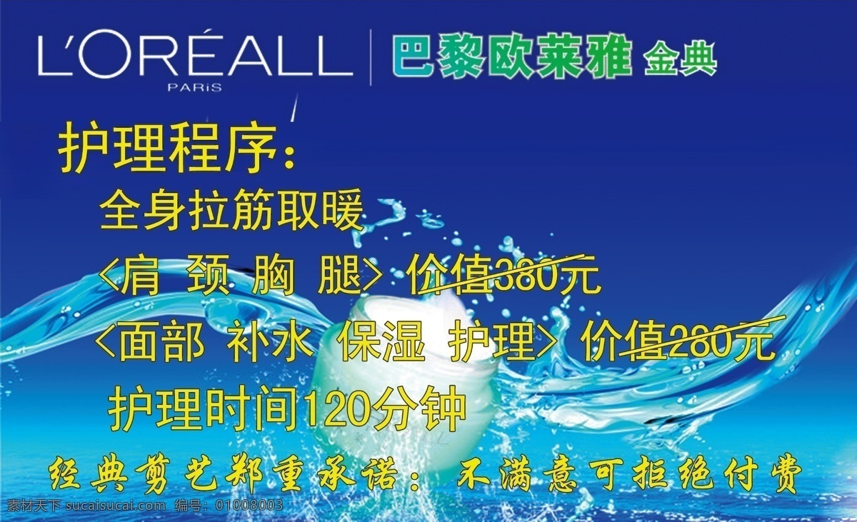 广告素材 护理 会员卡 金卡 卡片 美容 名片 欧莱雅 模板下载 巴黎欧莱雅 花博会 源文件 名片卡 广告设计名片