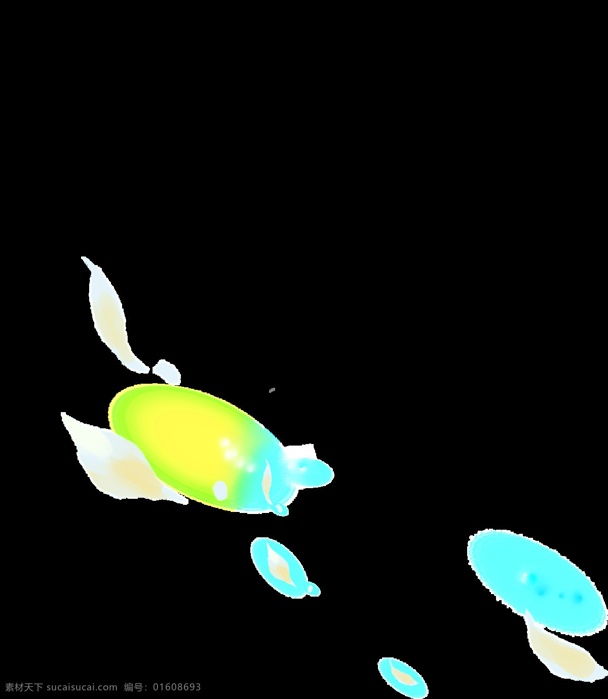 梦幻 淡雅 花瓣 悬浮 元素 png元素 背景 免抠元素 清新 透明元素
