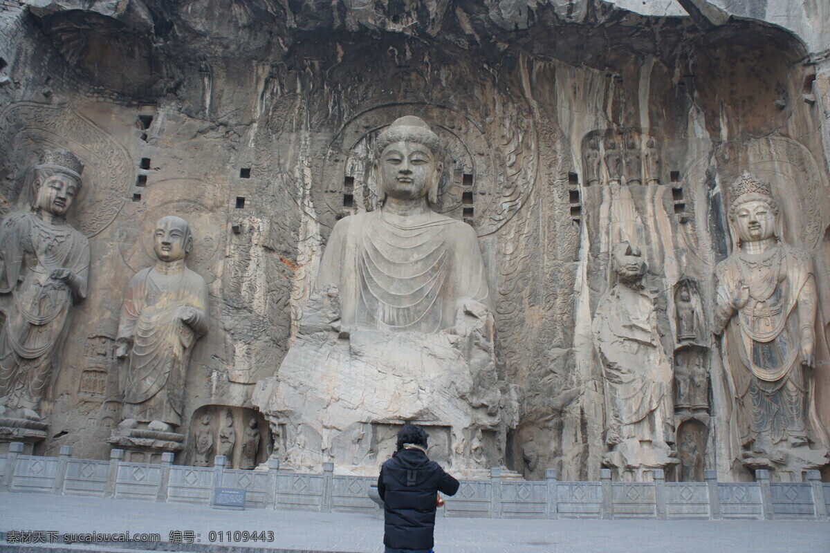 龙门石窟 石刻艺术 文化瑰宝 雕塑 洛阳 龙门山 国内旅游 旅游摄影