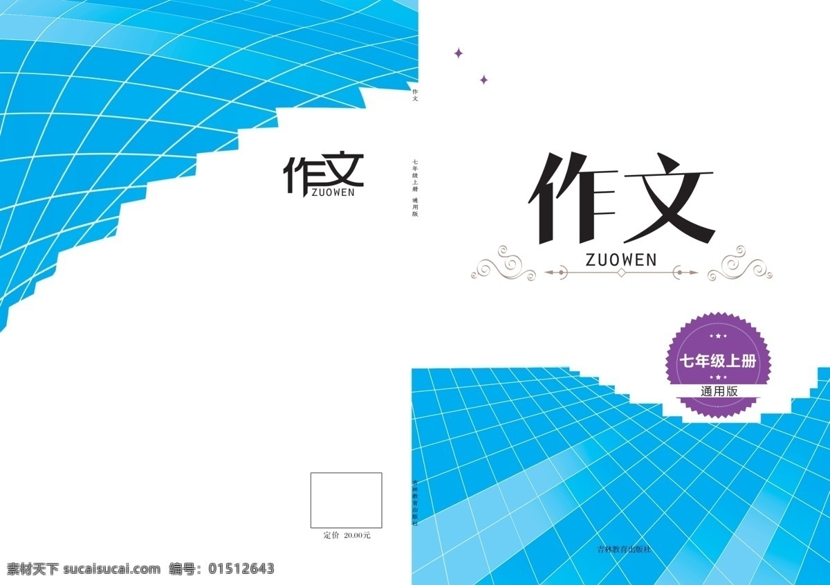 教辅书封面 封面设计 语文 作文 画册设计