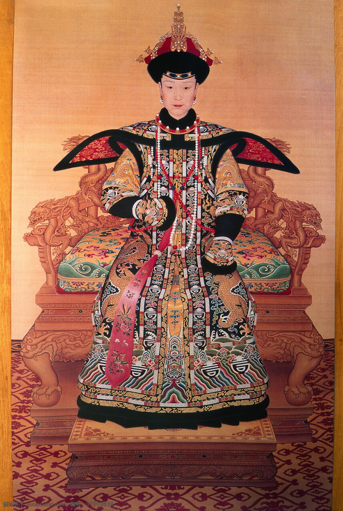 慈禧 太 厚 高清 画像 太后 清朝 女性 贵族 高分辨率 文化艺术 传统文化 设计图库