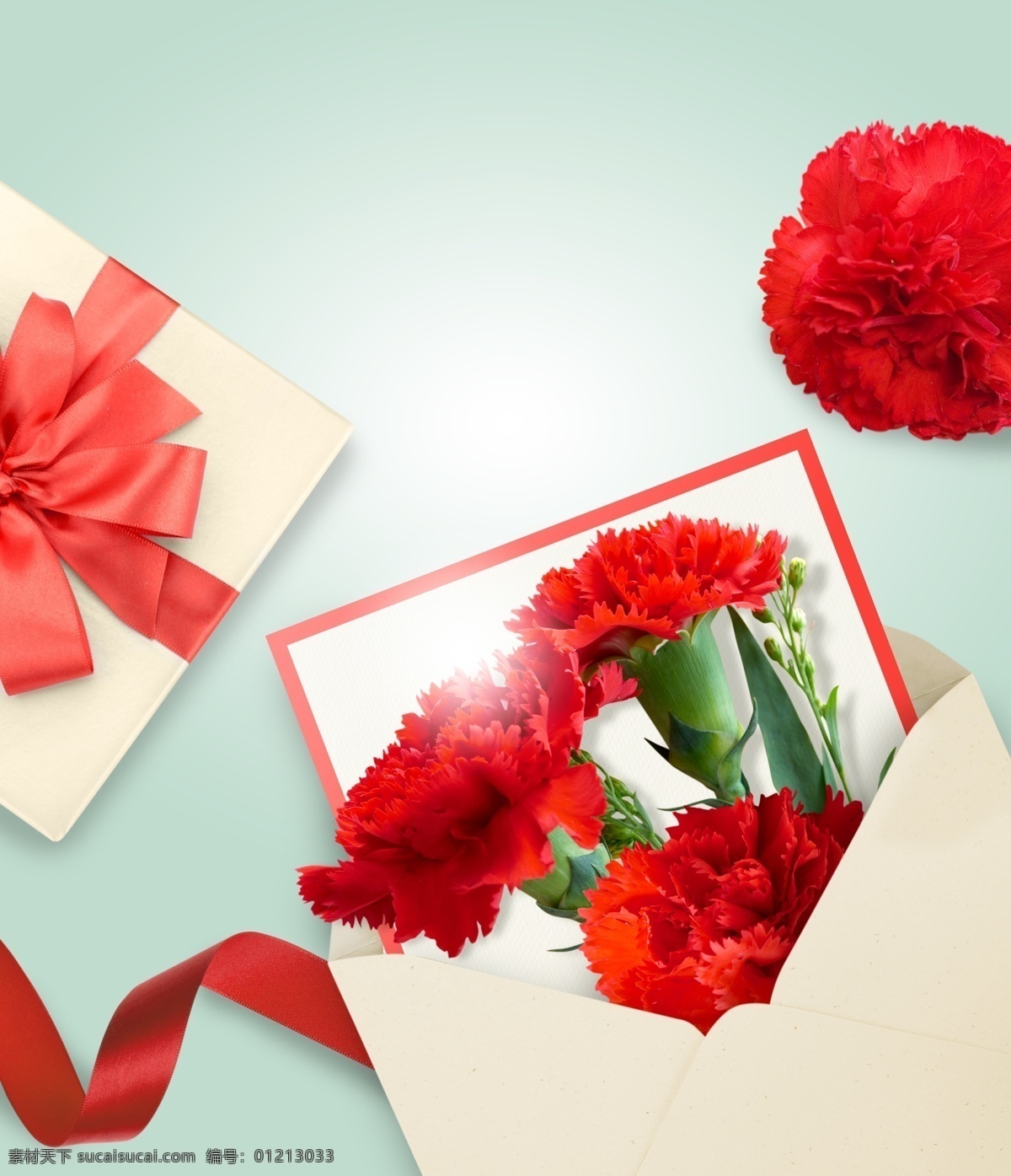 父亲节元素 父亲节素材 父亲节礼物 父亲节设计 红色康乃馨 鲜花 红色花朵 礼物 礼物盒 丝带 卡片信封 父亲节 生活百科 休闲娱乐