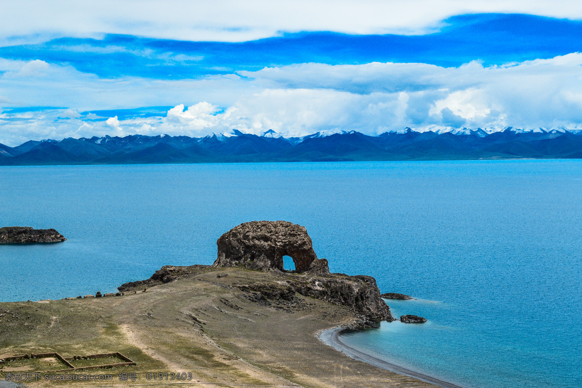 纳木错北岸 西藏 藏北 那曲 圣湖 旅游摄影 国内旅游