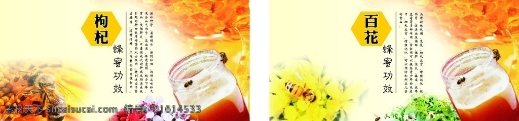 蜂蜜标签 枸杞 枸杞蜂蜜 百花 百花蜂蜜 蜂蜜 蜜糖 蜜蜂采蜜 采蜜 标签 蜂蜜功效
