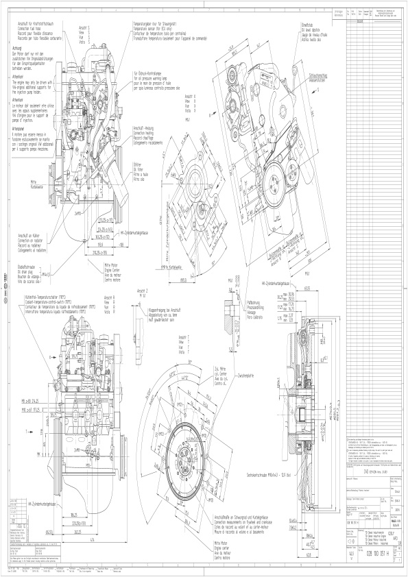 二维 绘图 中 pdf tdi 发动机 系列 奥迪 大众 斯柯达 sts 座 3d模型素材 其他3d模型