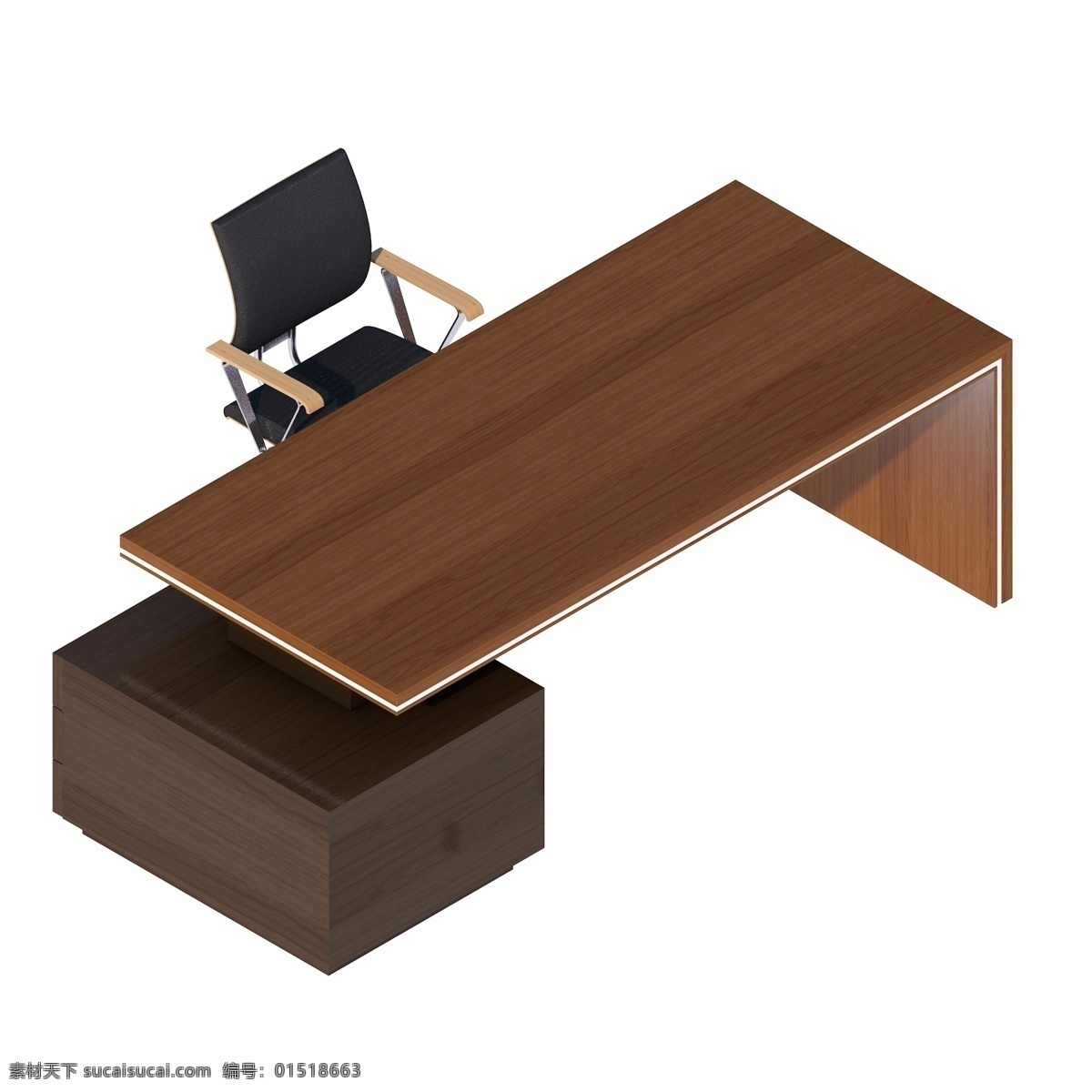 商务办公 商用 桌椅 套装 实木 办公桌 d 元素 商务 办公 2.5d