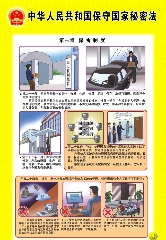 国家保密法 保密知识 宣传栏 保密 密秘 知识 红色 飘带 法律 长城 天安门 红黄 秘密法 保密法 展板模板 广告设计模板 源文件