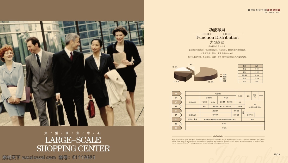 广场招商画册 画册模板 画册设计 画册 宣传画册 版式设计 招商画册 广场 广告设计模板 psd素材 白色